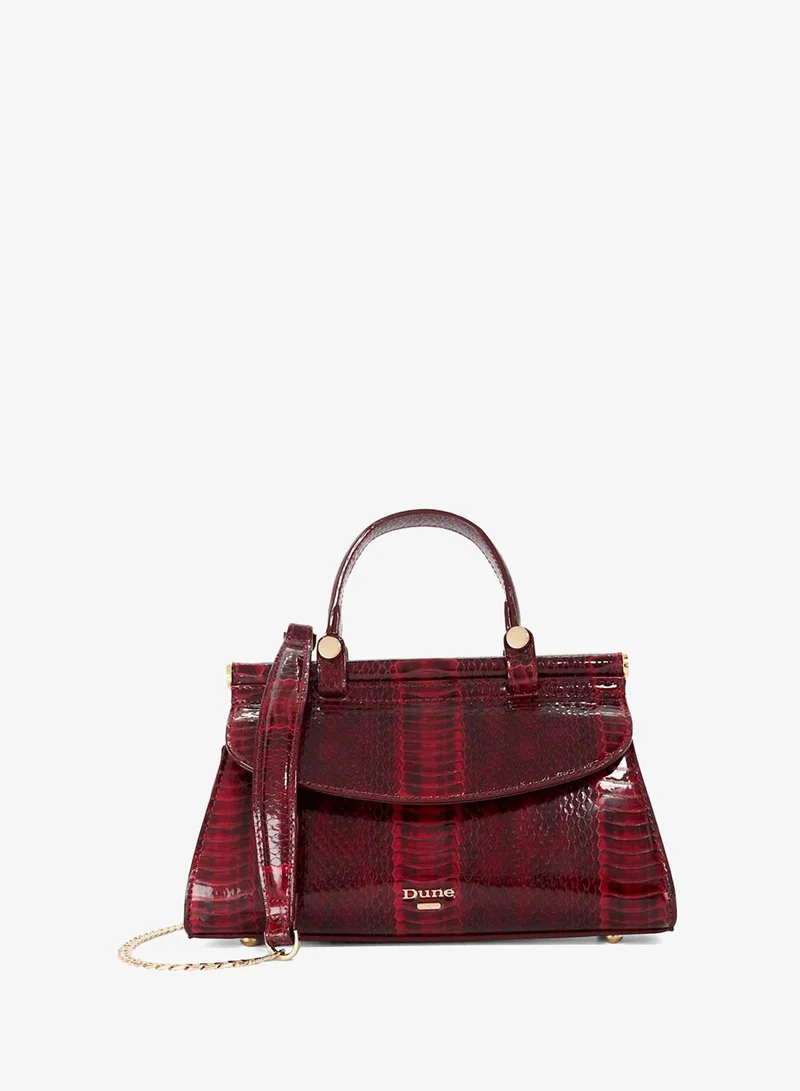 Dune London Top Handle Flapover Satchel
